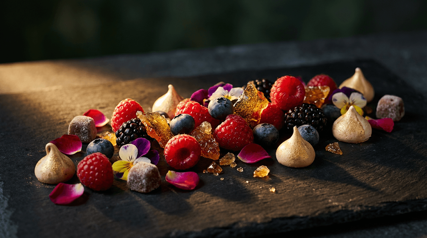 Complete mini dessert selection showcasing variety and elegance